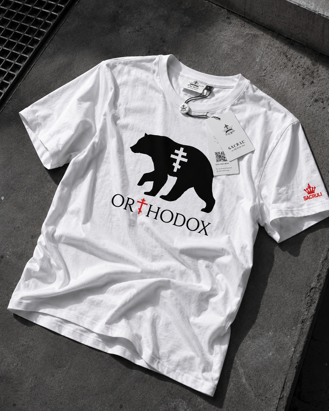 SACRAL Z Orthodox Bear T-Shirt | Organic Cotton