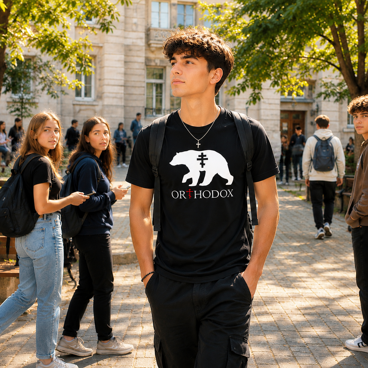 SACRAL Z Orthodox Bear T-Shirt | Organic Cotton