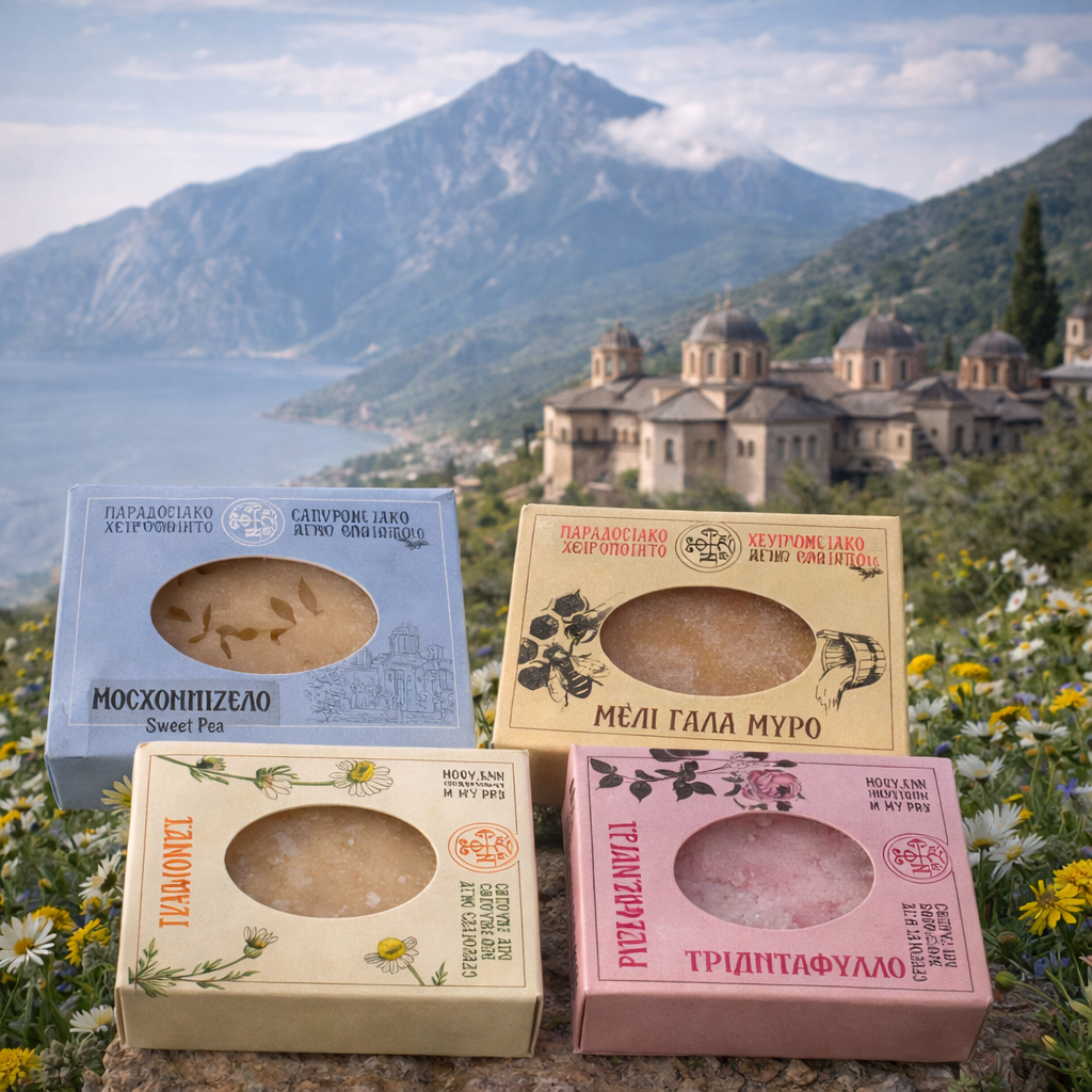 Handmade Mount Athos Soap | Xenophontos Monastery