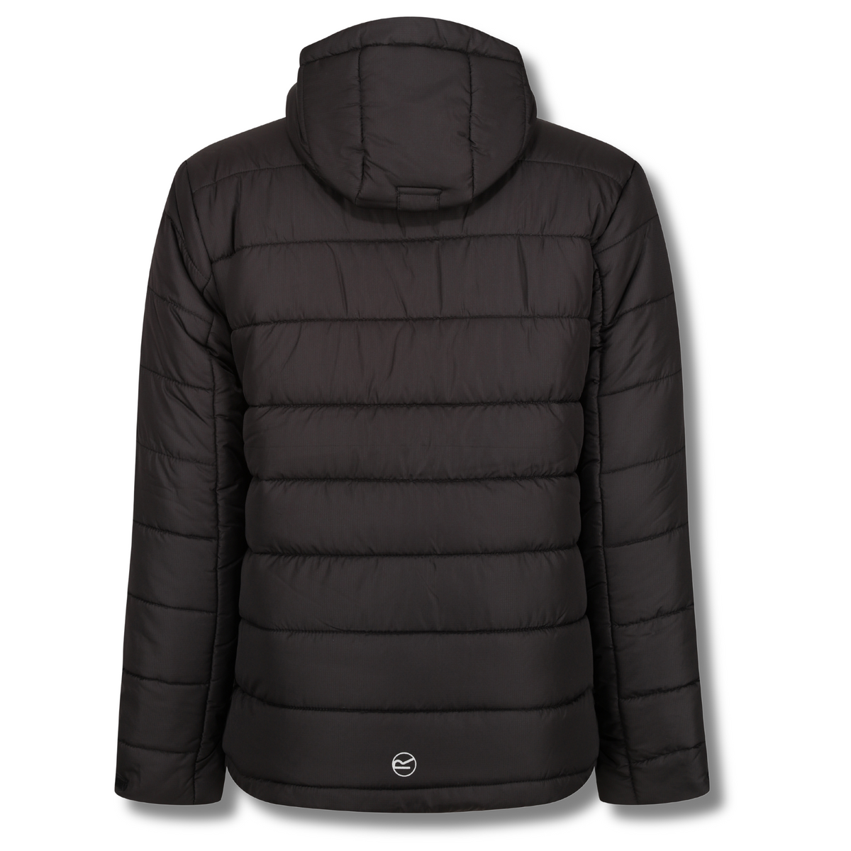 SACRAL Black Winter Jacket | WARMLOFT Insulation | Embroidered Holy Cross | Waterproof
