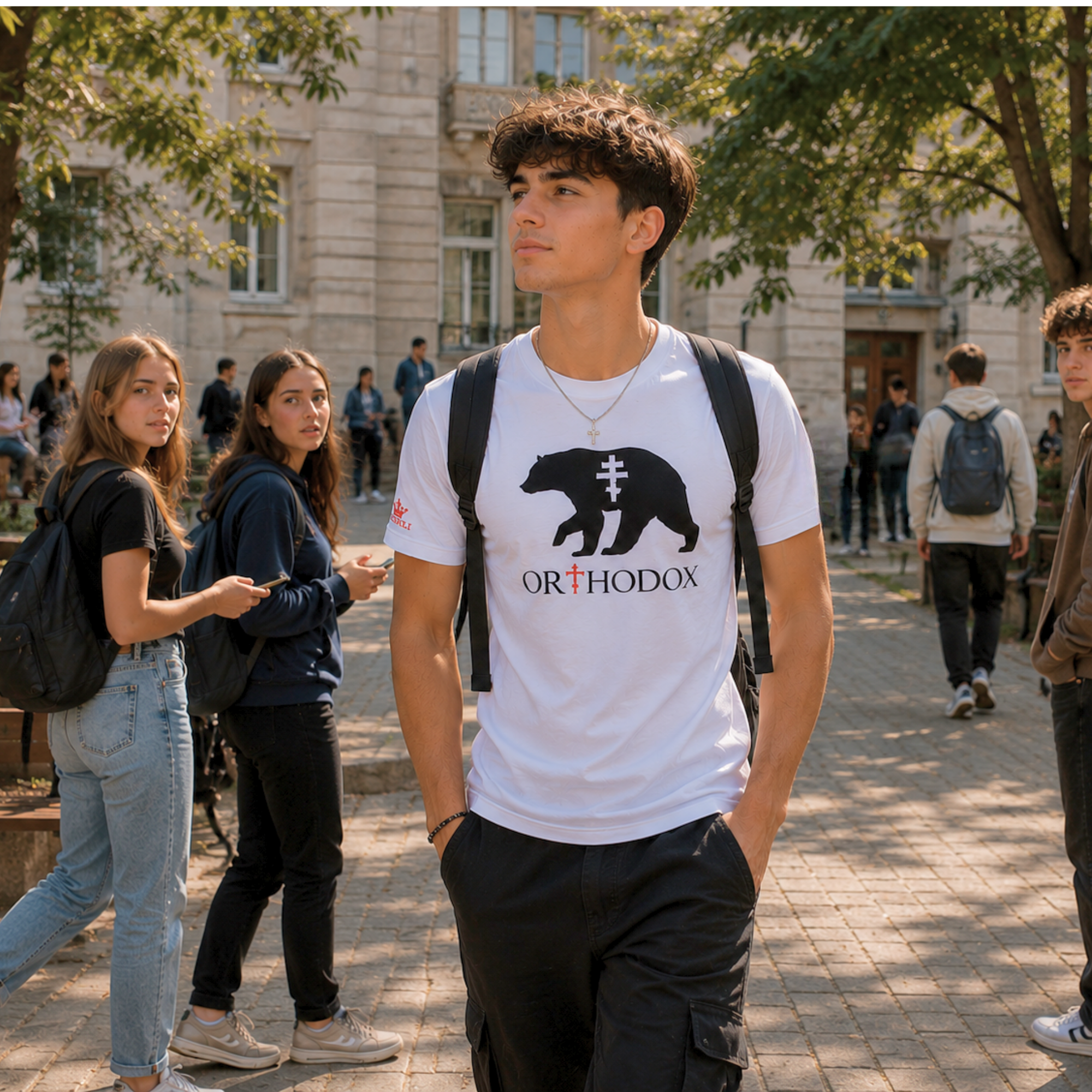SACRAL Z Orthodox Bear T-Shirt | Organic Cotton