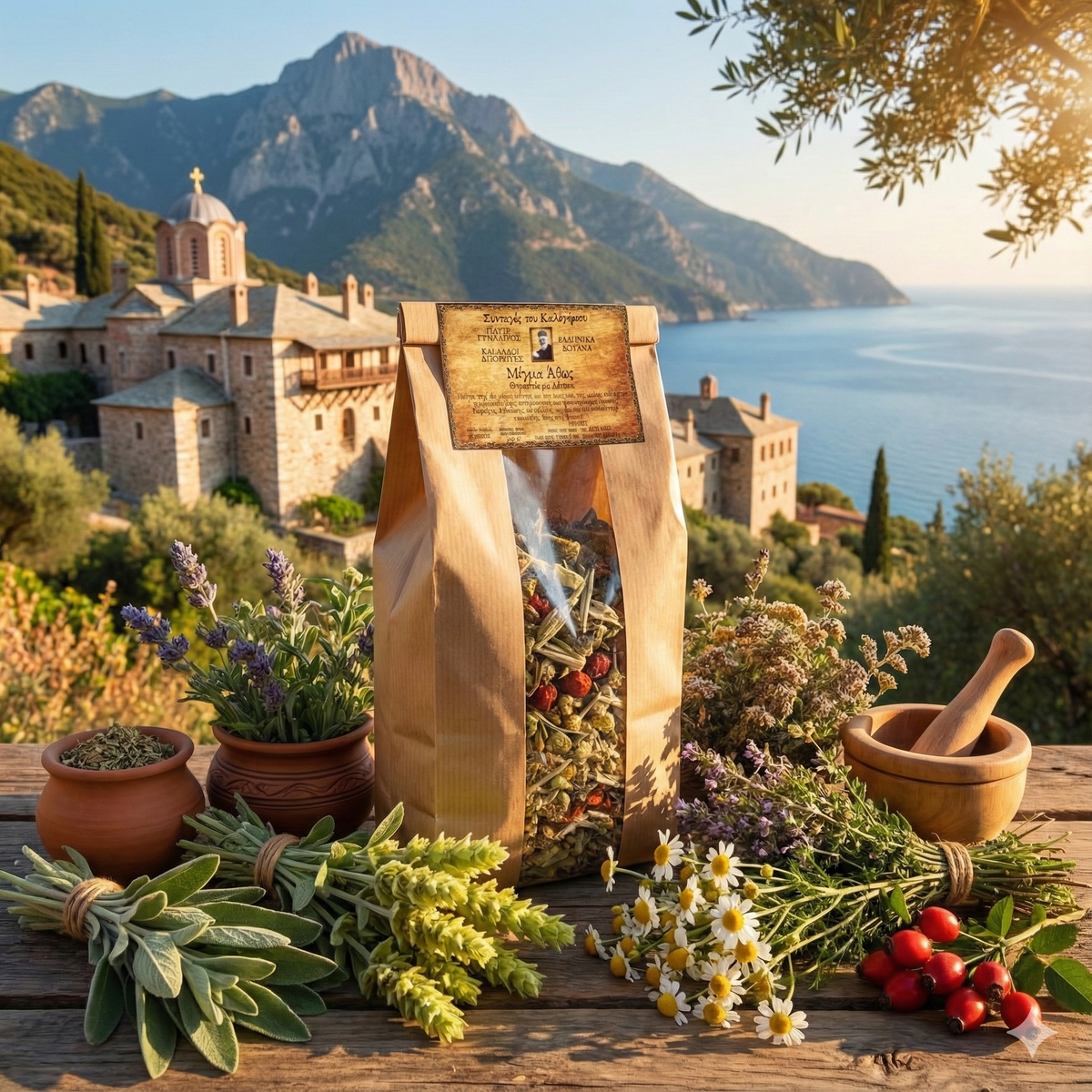 Mount Athos Detox & Slimming Tea | Katakráthis Ygrón