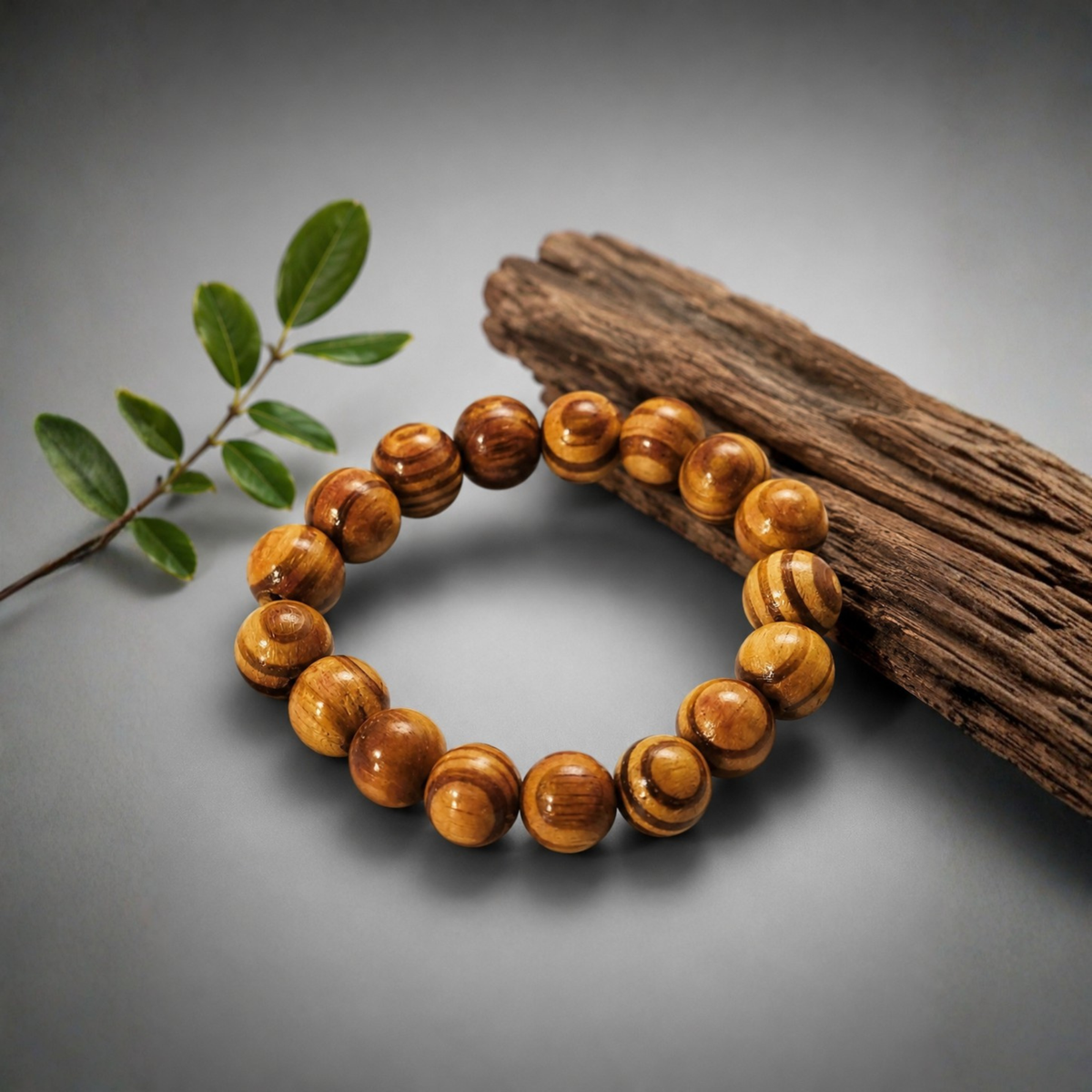 SACRAL Natural Wood Orthodox Prayer Rope | Jesus Prayer | 14 mm Beads