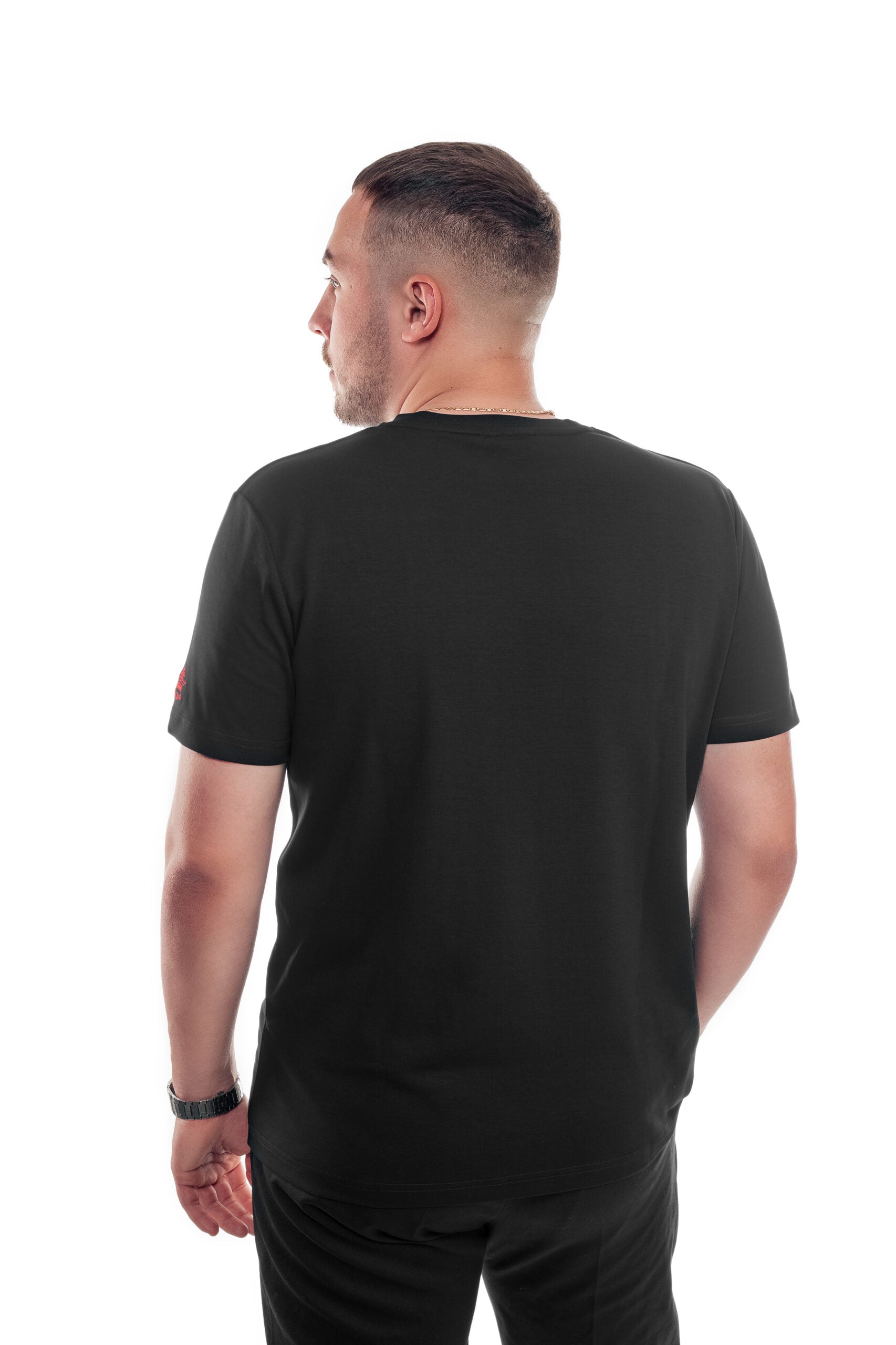 SACRAL Orthodox Christian T-Shirt | Embroidered Jesus Christ Conquers IC XC NIKA | 215 gsm USA Cotton