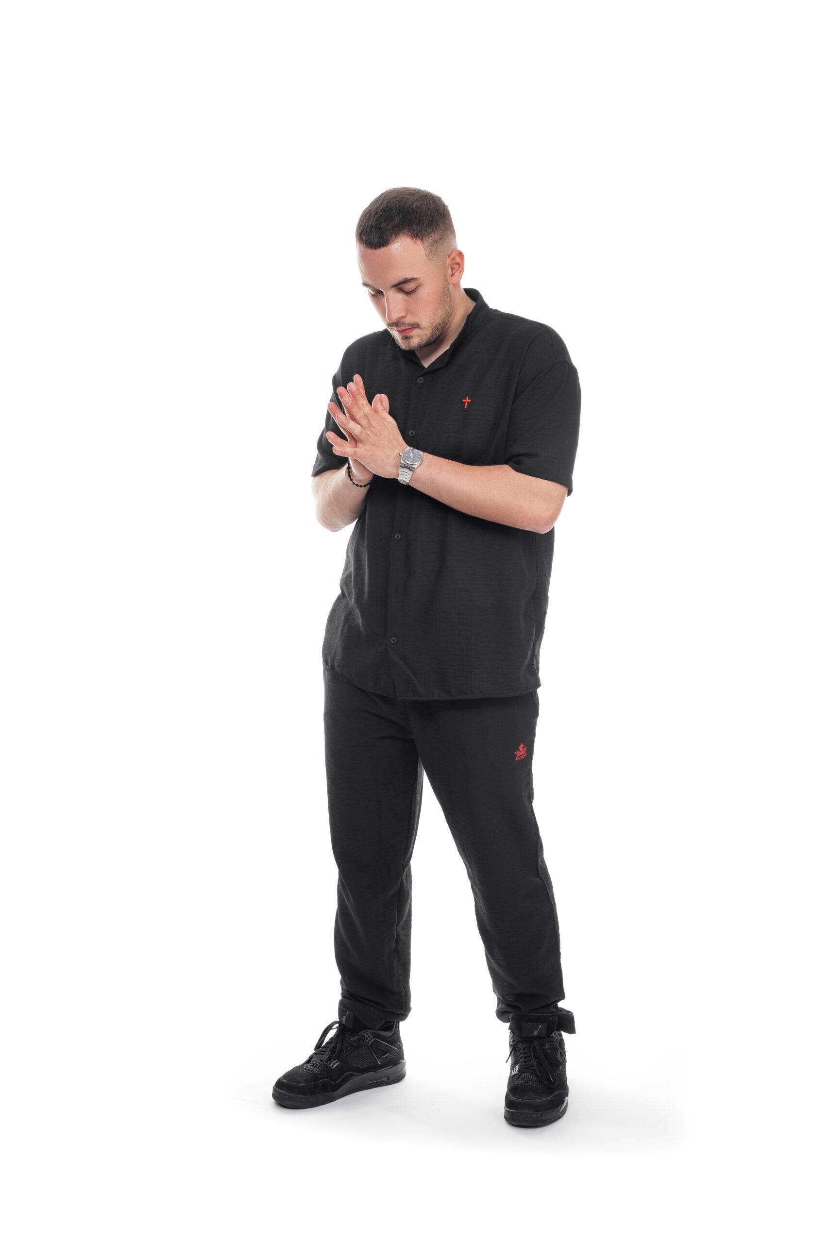Summer Orthodox SACRAL Set | 6 Embroidered Pieces | Linen-Look & Cotton | Mount Athos Fragrance | Black