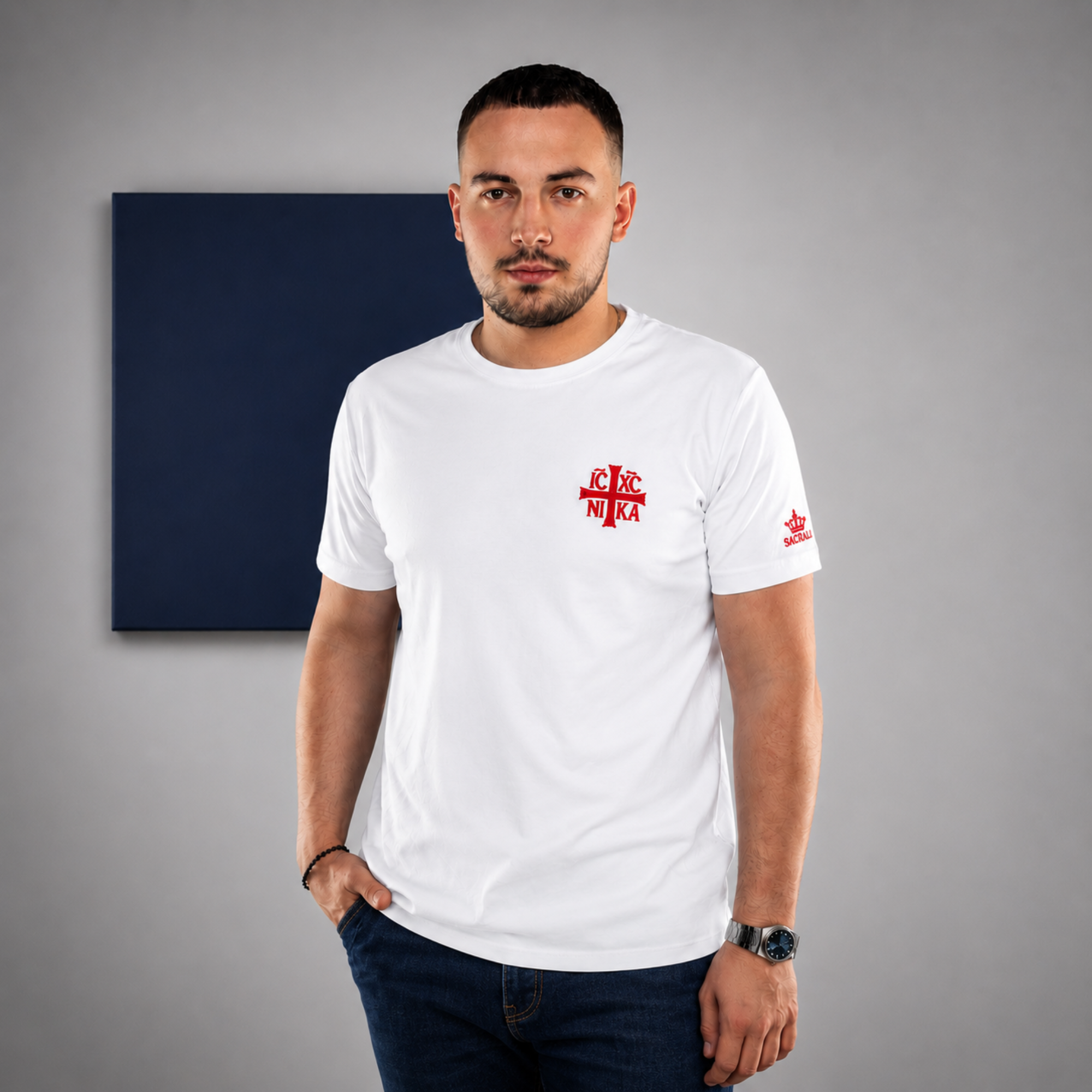 Summer Orthodox SACRAL Set | 6 Embroidered Pieces | Linen-Look & Cotton | Mount Athos Fragrance | Beige