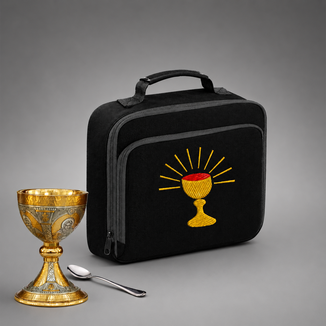 Small Priest's Holy Communion Bag | Embroidered Chalice