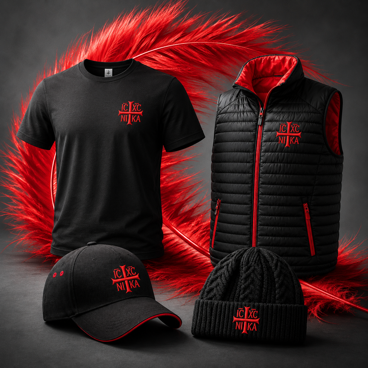SACRAL 4-Piece Orthodox Set | Jesus Christ IC XC NIKA Monogram