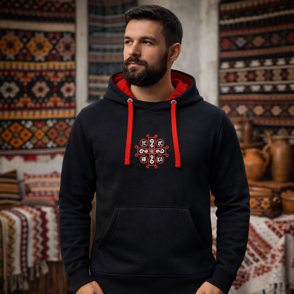 SACRAL Hoodie | Traditional Orthodox Monogram
