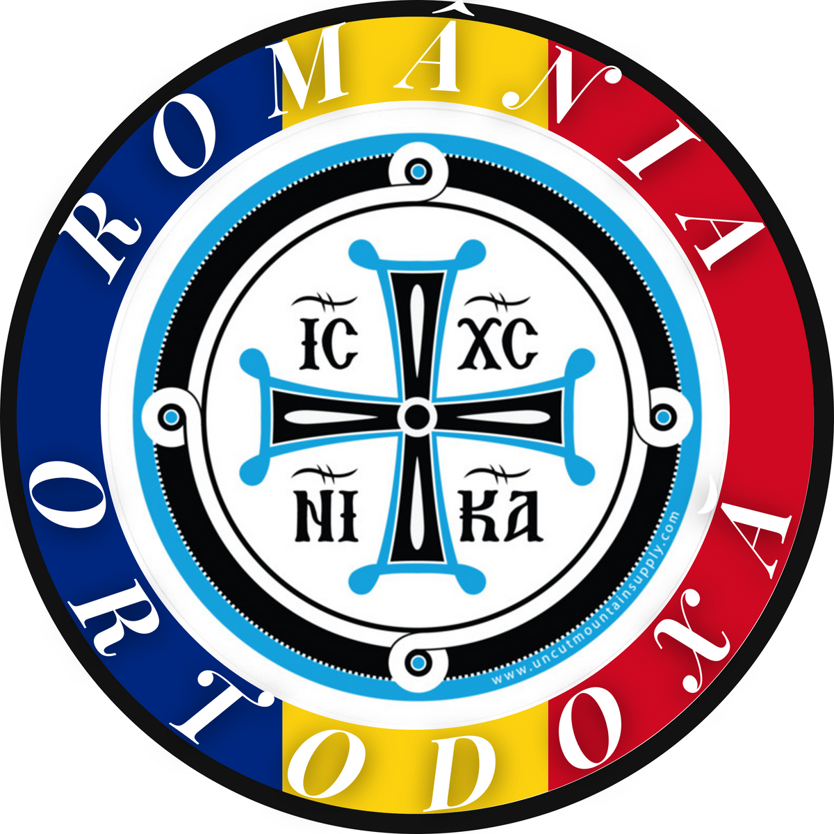 Orthodox Romania Car Sticker