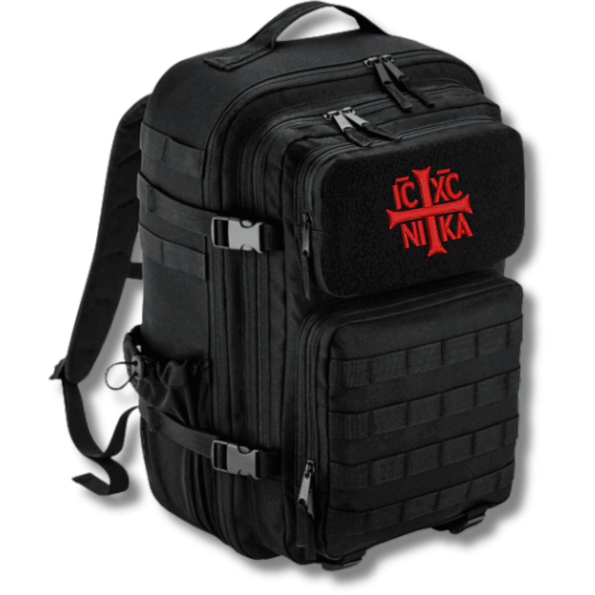 SACRAL 35L Orthodox Pilgrimage Backpack | Embroidered Holy Cross & IC XC NIKA