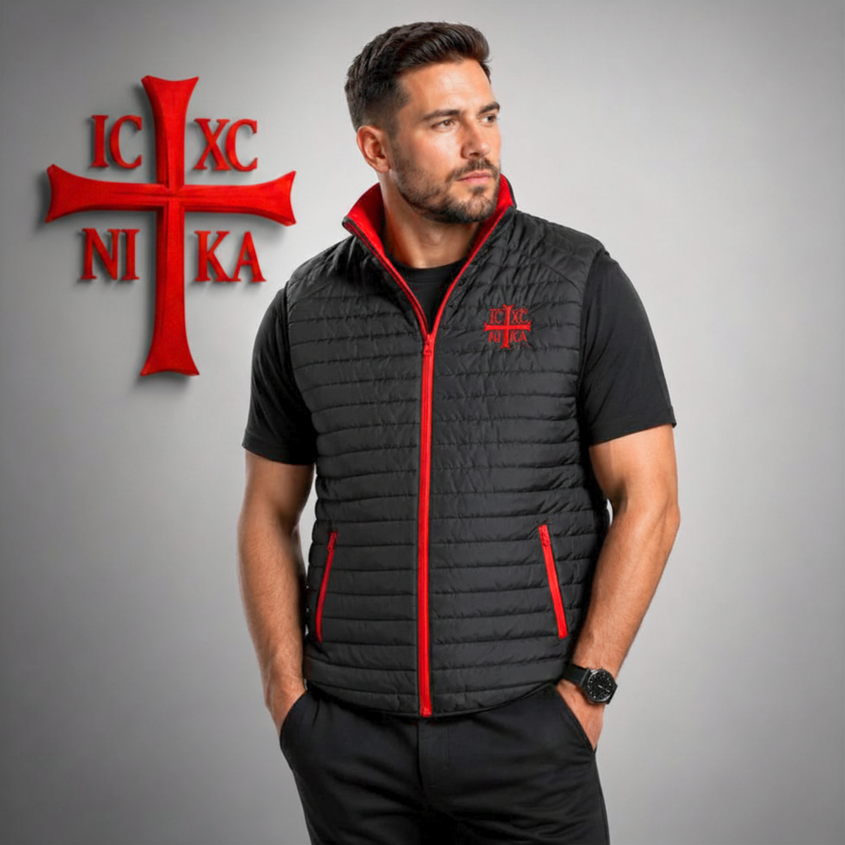 Complete SACRAL Orthodox Set | 6 Embroidered IC XC NIKA Pieces