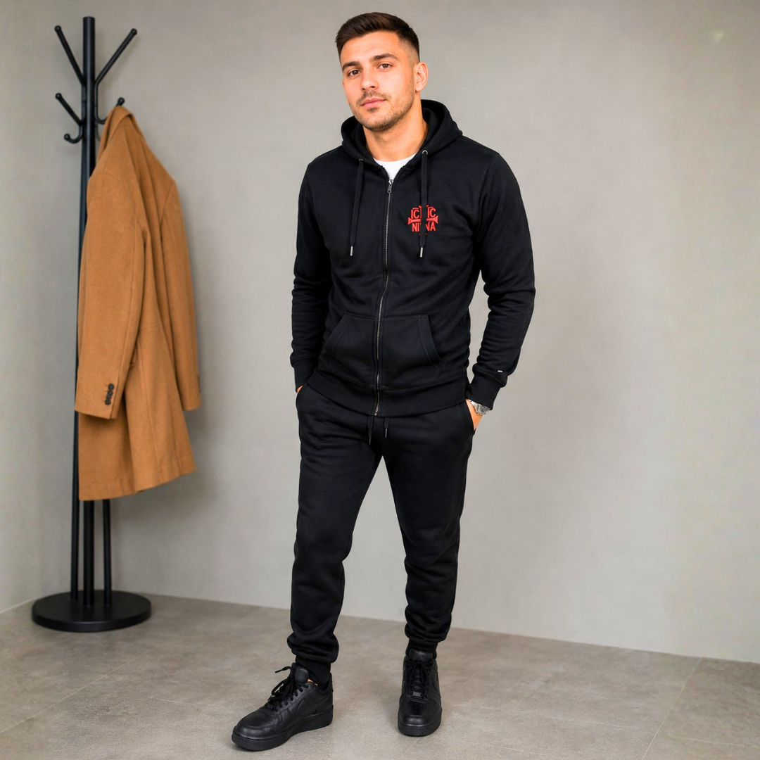 SACRAL Orthodox Tracksuit | Embroidered IC XC NIKA | Premium 300 gsm Fabric