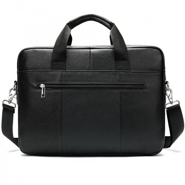 SACRAL Genuine Leather Briefcase | Embroidered Orthodox IC XC NIKA